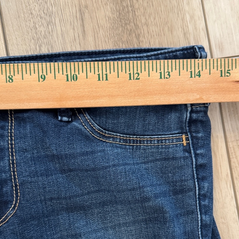 Hollister Women’s Juniors 7R (27-28) Y2K Jeans Low Rise Skinny Stretch Dark Blue - Picture 13 of 15